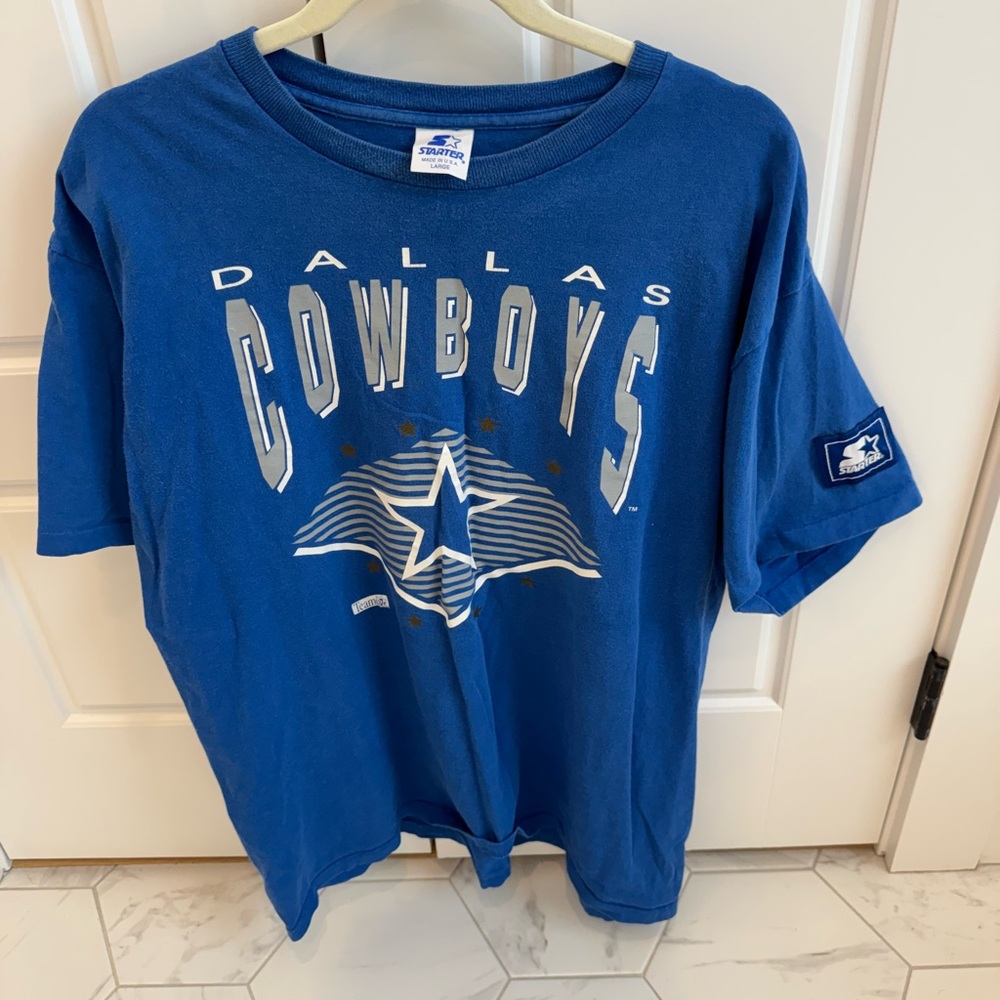 Vintage NFL Blue Short Sleeve Tees Dallas Cowboys